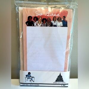 Capitol Chick Design So Boss Pink Notepad